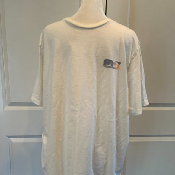 Vineyard Vines White Short Sleeve Tee with Chest Graphic Logo - Large - Picture 1 of 3